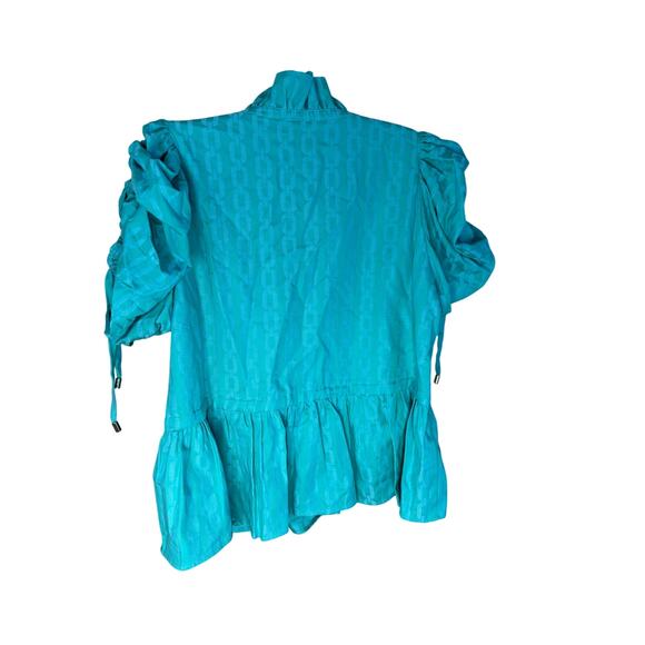 Emily McCarthy NWT Posey Top in Chain Jacquard Size L - Picture 3 of 8